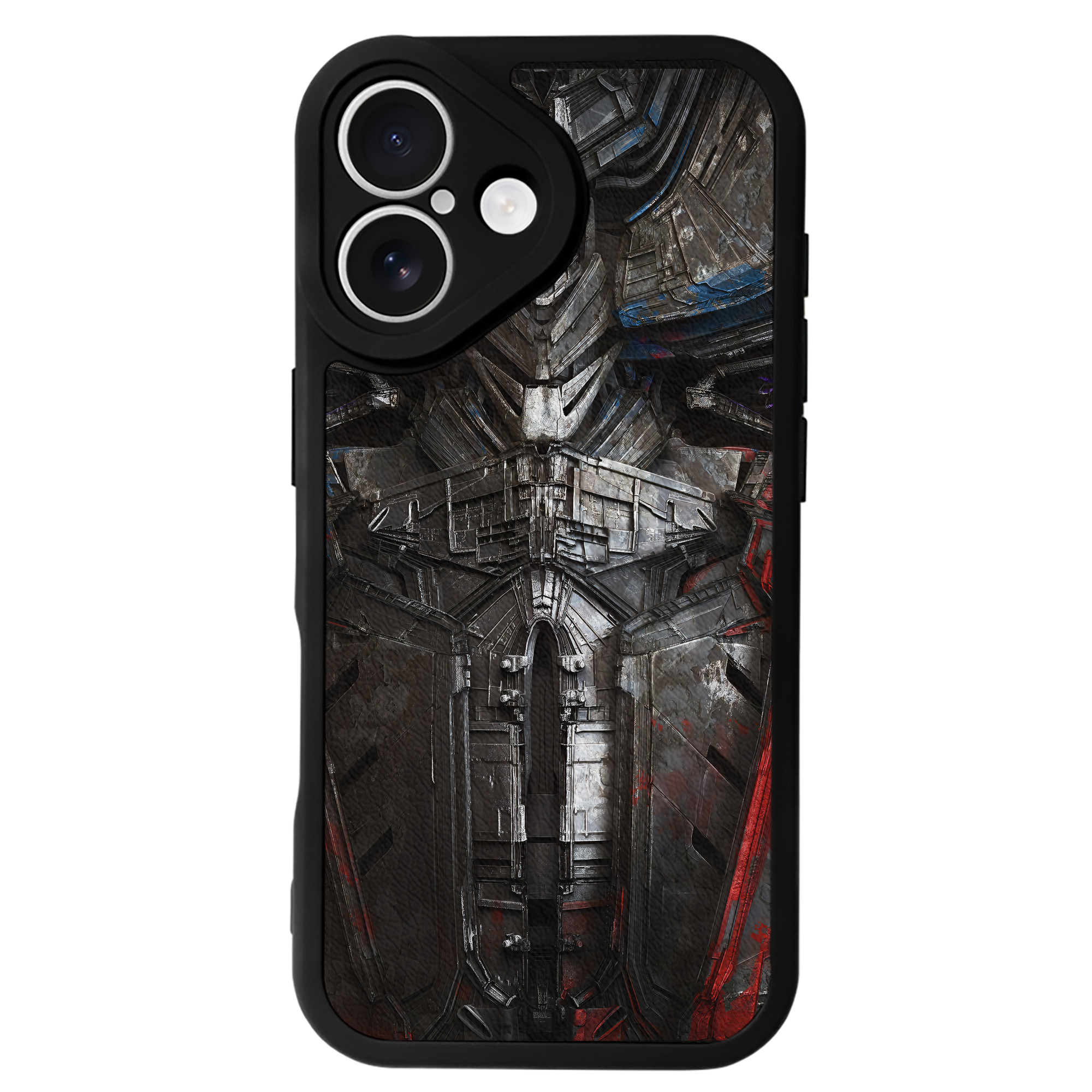 （画像用） Transformers トランスフォーマー 【iPhone 16シリーズ対応】シリコンスマホケース（レザー調） 材質：シリコン